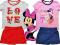 MINNIE MOUSE PIZAMA komplet zestaw LATO sliczna 98