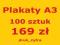 Plakaty A3 100 sztuk kreda 150g KRAKÓW