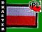 DRASTER FLAGA POLSKI POLSKA RZEP 55x38 WOJSKO MON