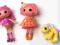 Zestaw Mini lalaloopsy 2 lalki+ konik, pony kucyk