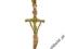 25 PAPIESKI KRZYŻYK Z JEZUSEM CHRYSTUSEM ZŁOTO 585