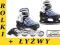 ŁYŻWOROLKI ŁYŻWY +ROLKI DZIECIĘCE REGULOWANE 30-33