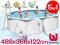 Basen METALOWY 488x366x122cm Bestway 5w1 56286