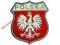 Naszywka tarcza prasowanka Polska  Poland orzeł