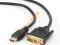 Kabel HDMI (19pin) do DVI (18+1pin) 1,8m Gold