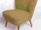fotel klubowy lata '60 muszla design renowacja