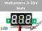 Woltomierz cyfrowy LED 3-30V DC biały