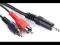 LJ0 NOWY KABEL STEREO MINIJACK/2xCINCH M/M 3,0M FV