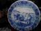 PIEKNY OZDOBNY STARY TALERZ - DELFT-