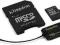 Karta pamięci Kingston microSDHC 32GB +adapter+usb