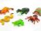 A1545 Małe gady i płazy, zwierzęta figurki