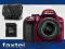 NIKON D3300 +18-55 VR II 16GB KL10 TORBA CZERWONY