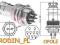 ZŁĄCZE PRZEMYSŁOWE GNIAZDO + WTYK 9 PIN (T3599)