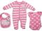 Babaluno Body Śpioszek Śliniaczek Kicia 56-62CM