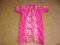 kostium kombinezon kąpielowy 9-12 74 80 róż kwiaty