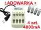 Y24 ŁADOWARKA DO AKUMULATORKÓW + 4 SZT 4800 mAh