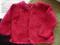 Z szafy Laury śliczny czerwony sweterek St.bernard