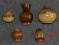 malutki stary wazonik ceramika Cebulka itp 5 szt