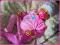 *NICOLA* Bawełniany pajacyk *PSZCZÓŁKA* 3-6M/68