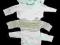 Zestaw czterech body 56/62 cm H&amp;M, Mothercare