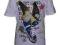 ŚWIETNY biały t-shirt TRAMPEK chłopak  164 cm