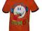 HUMOR ŚWIETNY pomarańczowy t-shirt  chłopak 164 cm