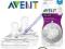 AVENT 2x Smoczek do butelki ŚREDNI 3+ NATURALS