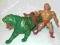 STARA FIGURKA HE- MAN I JEGO TYGRYS ZABAWKA MATTEL