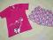 Piżama dziewczęca z krótkim rękawem roz 98 letnia