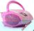 RADIOODTWARZACZ CD/MP3 LENCO SCD-24 MP3 PINK, FV