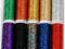 NICI METALIZOWANE METALUX, mix 10 szpulek po 60m