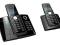 Telefon bezprzewodowy z sekfetarką - 2 słuchawki