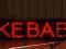 REKLAMA SZYLD DIODOWY KEBAB 76x20 cm  Panel LED