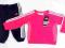 ADIDAS DRES DZIEWCZĘCY BLUZA+SPODNIE rozm 74 cm