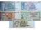 JUGOSŁAWIA - ZESTAW 5 BANKNOTÓW