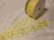 WSTĄŻKA   BLUSZCZ  DŁ 1m  SZER 4,5cm     żółty