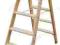Krause STABILO drabina drewniana 2x4 stopnie