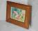 akwarela oprawiona  wyprzedaż....