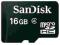 Karta pamięci microSDHC SanDisk, 16 GB, class 2