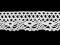 Koronka bawełniana Koronki 1m biała 16mm c080