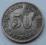 50 PFENNIG 1876 DEUTSCHES REICH -SREBRO