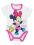 DISNEY body Minnie Baby BIAŁE - 86