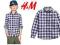 Bawełniana koszula w kratę H&amp;M 158/164 13-14 l