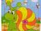 PUZZLE DREWNIANE EDUKACYJNE klocki maluszka 9 el.