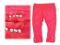 CICHLID legginsy z ozdobami MALINOWY RÓŻ  98 SALE