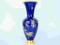 LINDNER PIĘKNY WAZON KOBALT ZŁOTO !