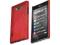 Rubber Case czerwony LG Optimus L7 P705 + folia