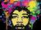 Jimi Hendrix Splatters - plakat 61x91,5 cm