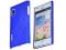 Rubber Case niebieski LG Optimus L5 E610 + folia