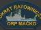 naszywka OKRĘT RATOWNICZY ORP MAĆKO